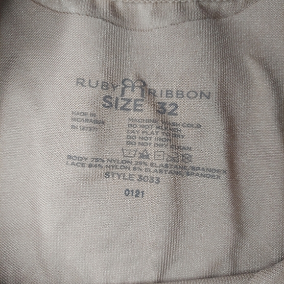 Ruby Ribbon Beige Lace Demiette - Picture 7 of 8